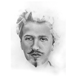 Retrato Piet Mondrian